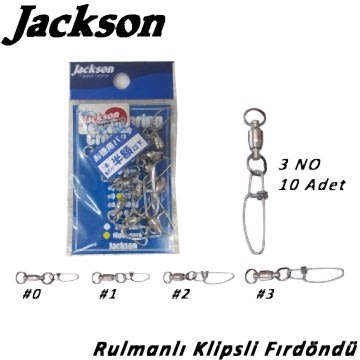 Jackson ''Rulmanlı Klipsli Fırdöndü'' No: 3