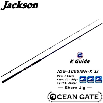 Jackson ''OceanGate JOG-1000MH-K SJ'' .3.05m 20-80gr Shore Jigging Kamış