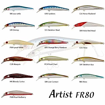 Jackson Artist FR80 80mm 8gr LVG