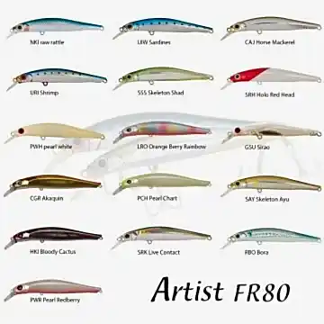 Jackson Artist FR80 80mm 8gr NKI