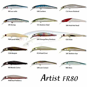 Jackson Artist FR80 80mm 8gr GRA