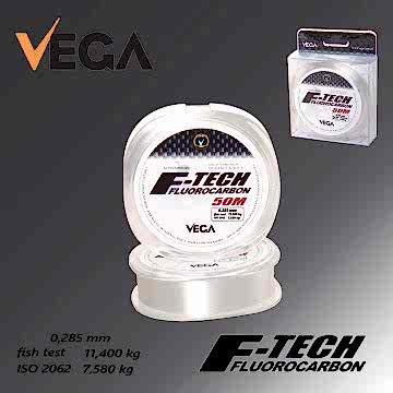 Vega F-Tech Fluorocarbon 50mt 0,285 mm Misina