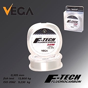 Vega F-Tech Fluorocarbon 50mt 0,305 mm Misina