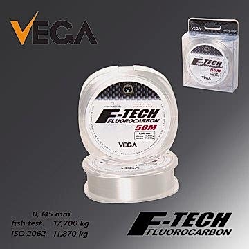 Vega F-Tech Fluorocarbon 50mt 0,345 mm Misina
