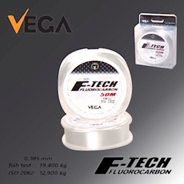 Vega F-Tech Fluorocarbon 50mt 0,385 mm Misina