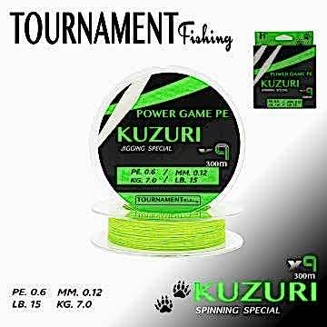 TOURNAMENT fishing Power game pe KUZURI Spinning Special X9 PE.0.6/MM0.12 KG7.0/LB.15