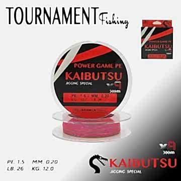 TOURNAMENT fishing Power game pe KAIBUTSU Jigging Special X9 PE.1.5 /MM0.20 KG12.0/LB.26