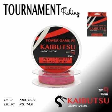 TOURNAMENT fishing Power game pe KAIBUTSU Jigging Special X9 PE. 2 /MM0.23 KG14.0/LB.30