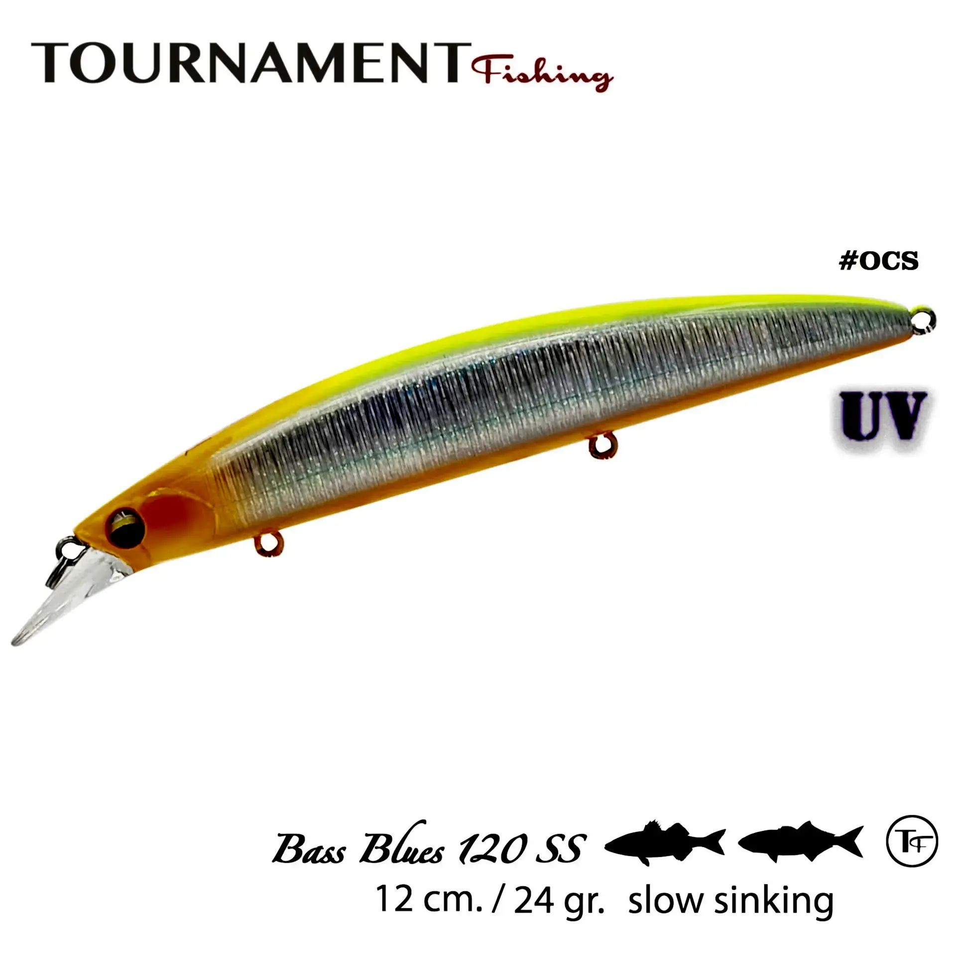Tournament fishing Bassblues 120 SS 120 mm 24 gr #OCS