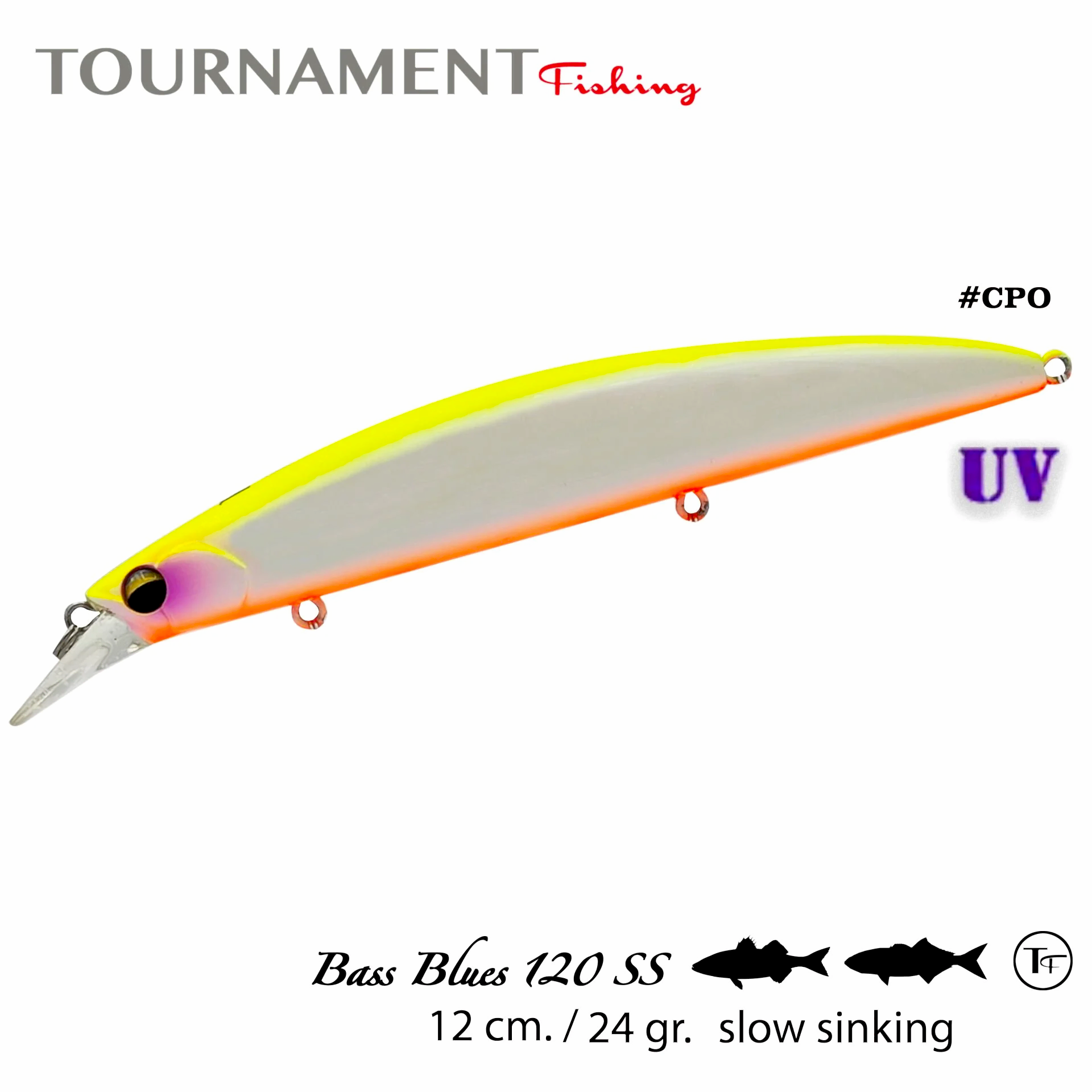 Tournament fishing Bassblues 120 SS 120 mm 24 gr #CPO