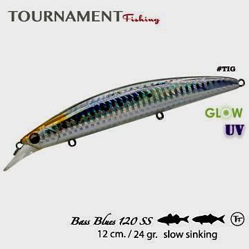 Tournament fishing Bassblues 120 SS 120 mm 24 gr #TIG