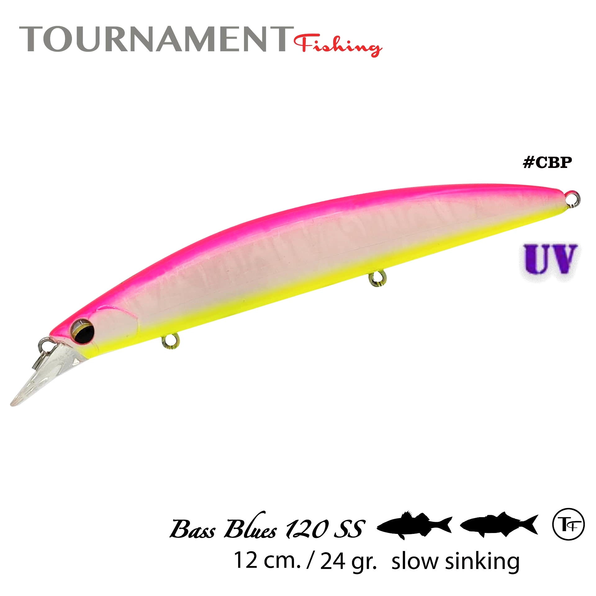 Tournament fishing Bassblues 120 SS 120 mm 24 gr #CBP