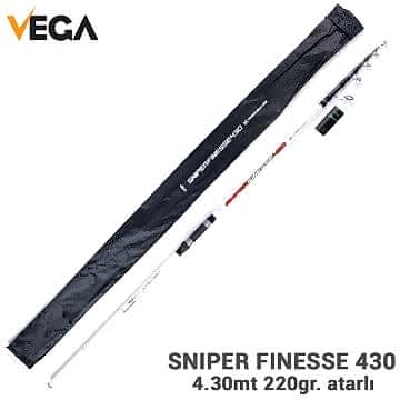VEGA Sniper Finesse Tele Surf 430/4,30mt 220gr atarlı Olta Kamışı