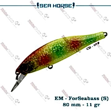 Sea Horse EM-ForSeabass 80S / 80mm 11gr Sınkıng Suni Yem # CD-07