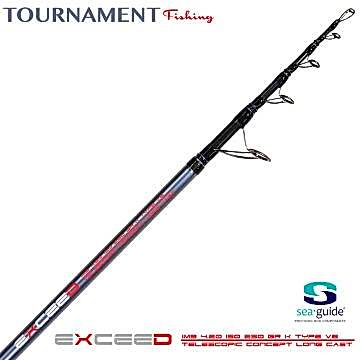 Tournament fishing Exceed 4.20Mt IM-9 Carbon K-Type Telescopic 100-250gr atarlı Surf Olta Kamışı