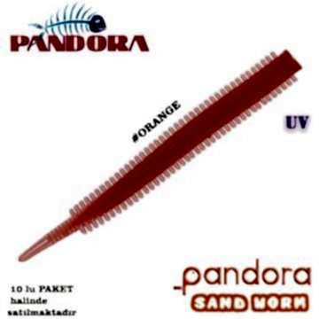 Pandora Perfect Soft Baits Sand Worm 7cm- ORANGE