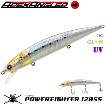 APEX ANGLER POWER FIGHTER 120SS / 120 mm 21 gr #TIG